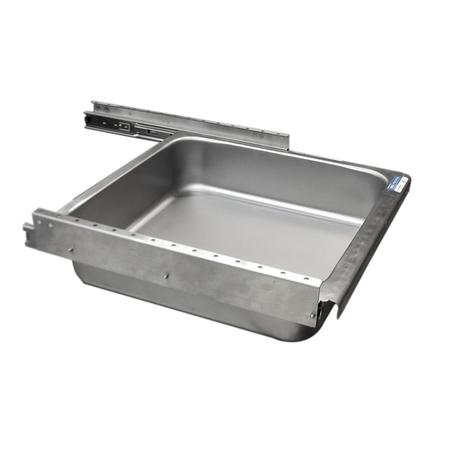 BK RESOURCES Stainless Steel Drawer Assembly w/Roller Bearing Slides 100lb 15"x20" EDRB-15